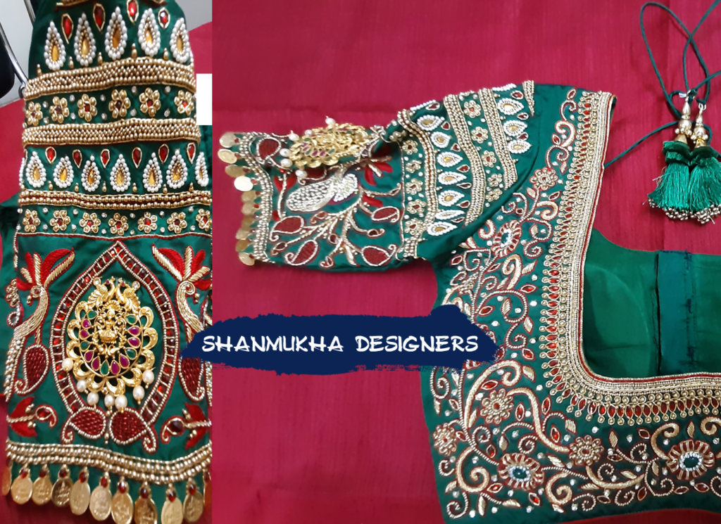 Bridal Work Blouse Design #Shanmukha Designer's